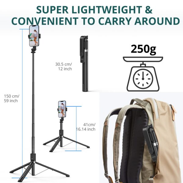 Basic 59 Selfie Stick Tripod - Image 6