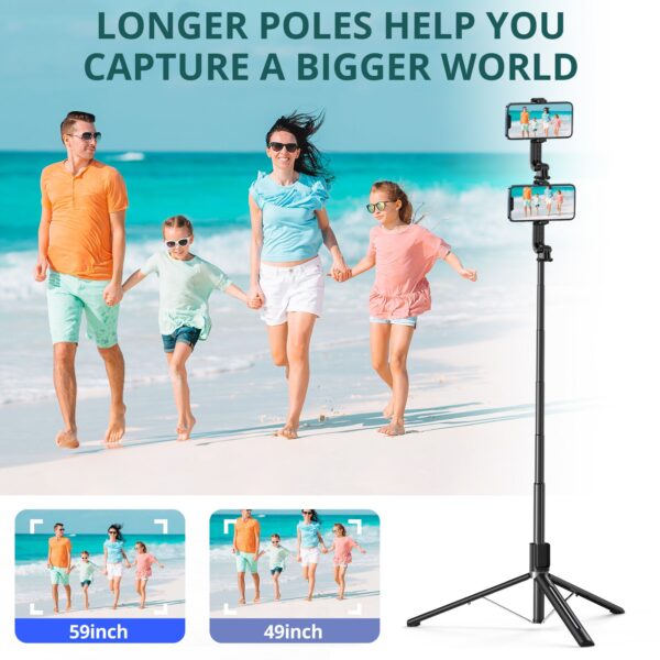 Basic 59 Selfie Stick Tripod - Image 3