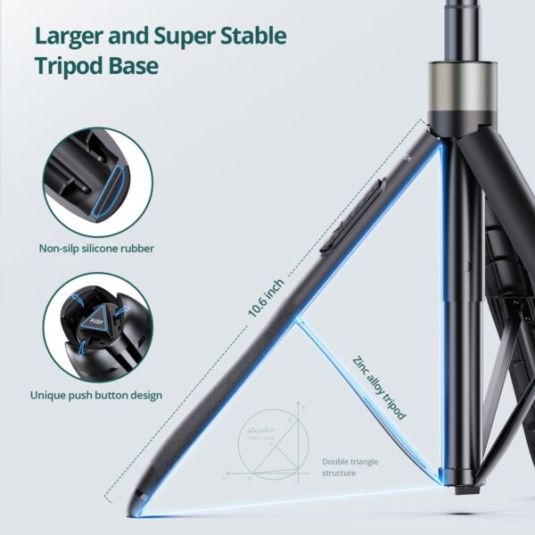 Premium Max Phone Tripod Selfie Stick 65 - Image 8